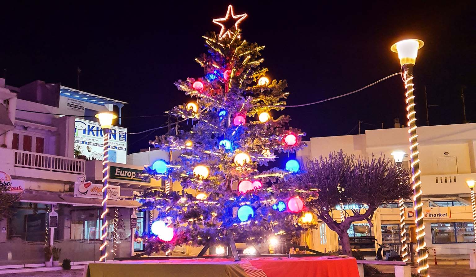 Naxos Christmas tree